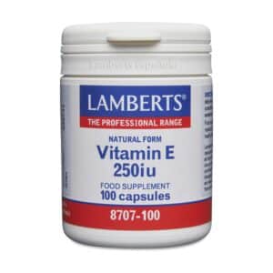 Vitamina E Natural 250 UI 100 caps. de Lamberts