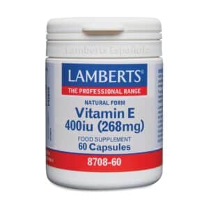 Vitamina E Natural 400 UI 60 caps. de Lamberts