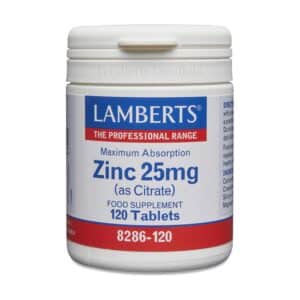 Zinc 25 mg 120 comp. de Lamberts
