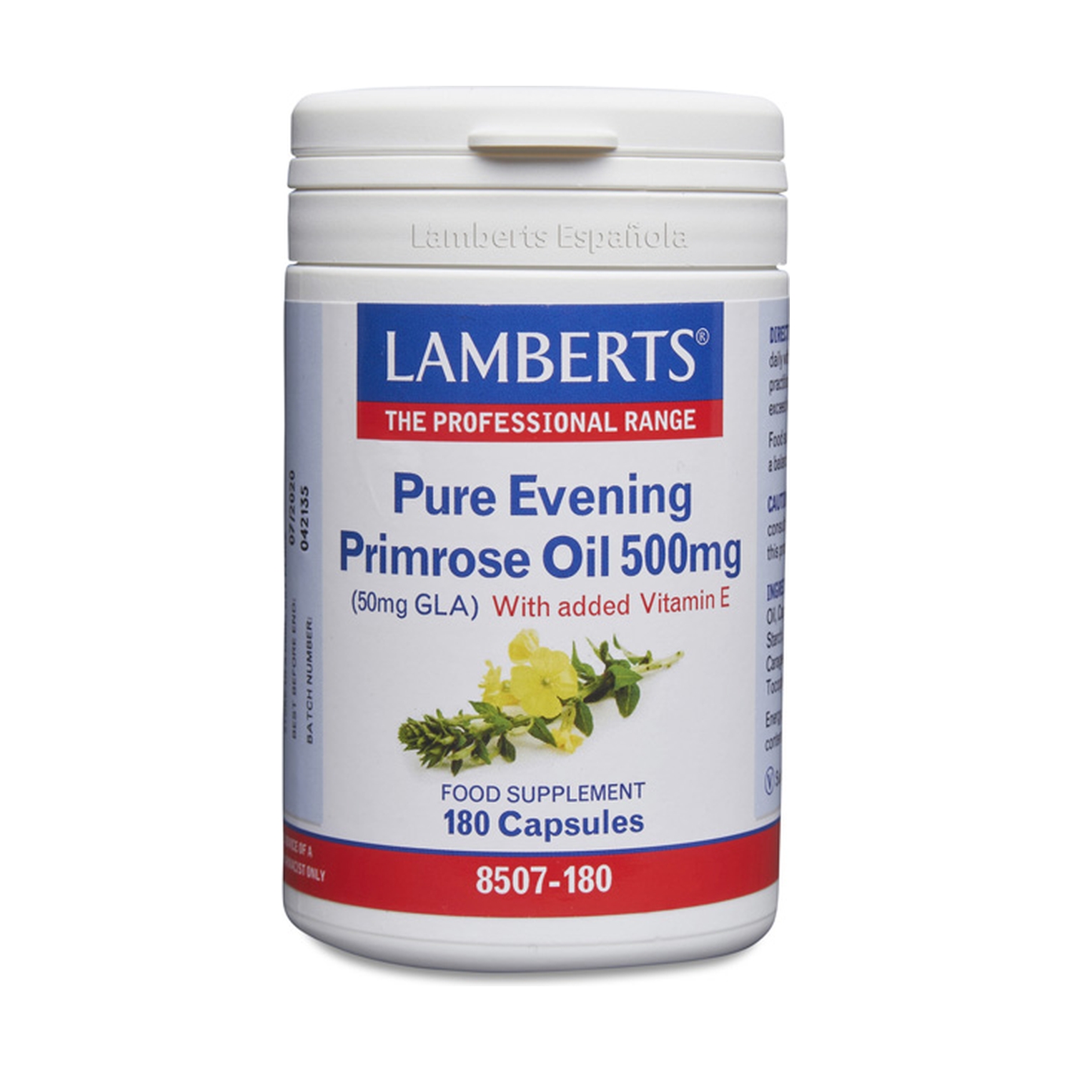 Aceite de Prímula 500 mg 180 caps. de Lamberts