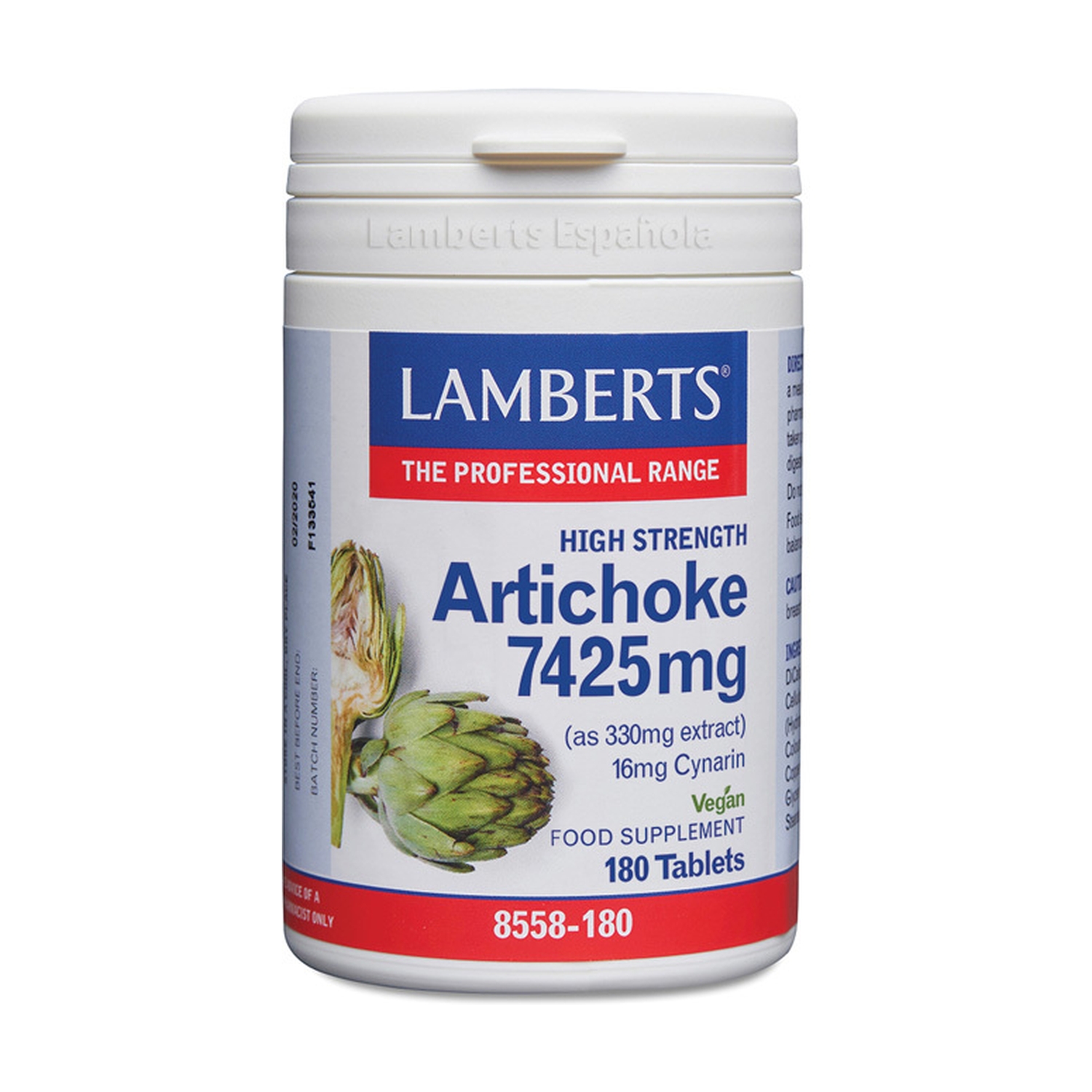 Alcachofa 7425 mg 180 comp. de Lamberts