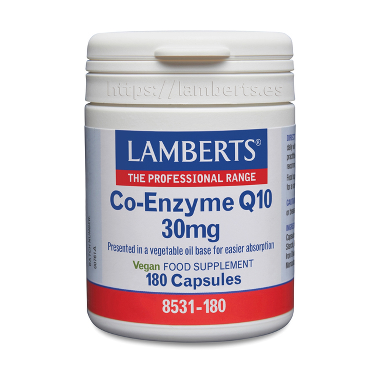 Coenzima Q10 30 mg 60 caps. de Lamberts