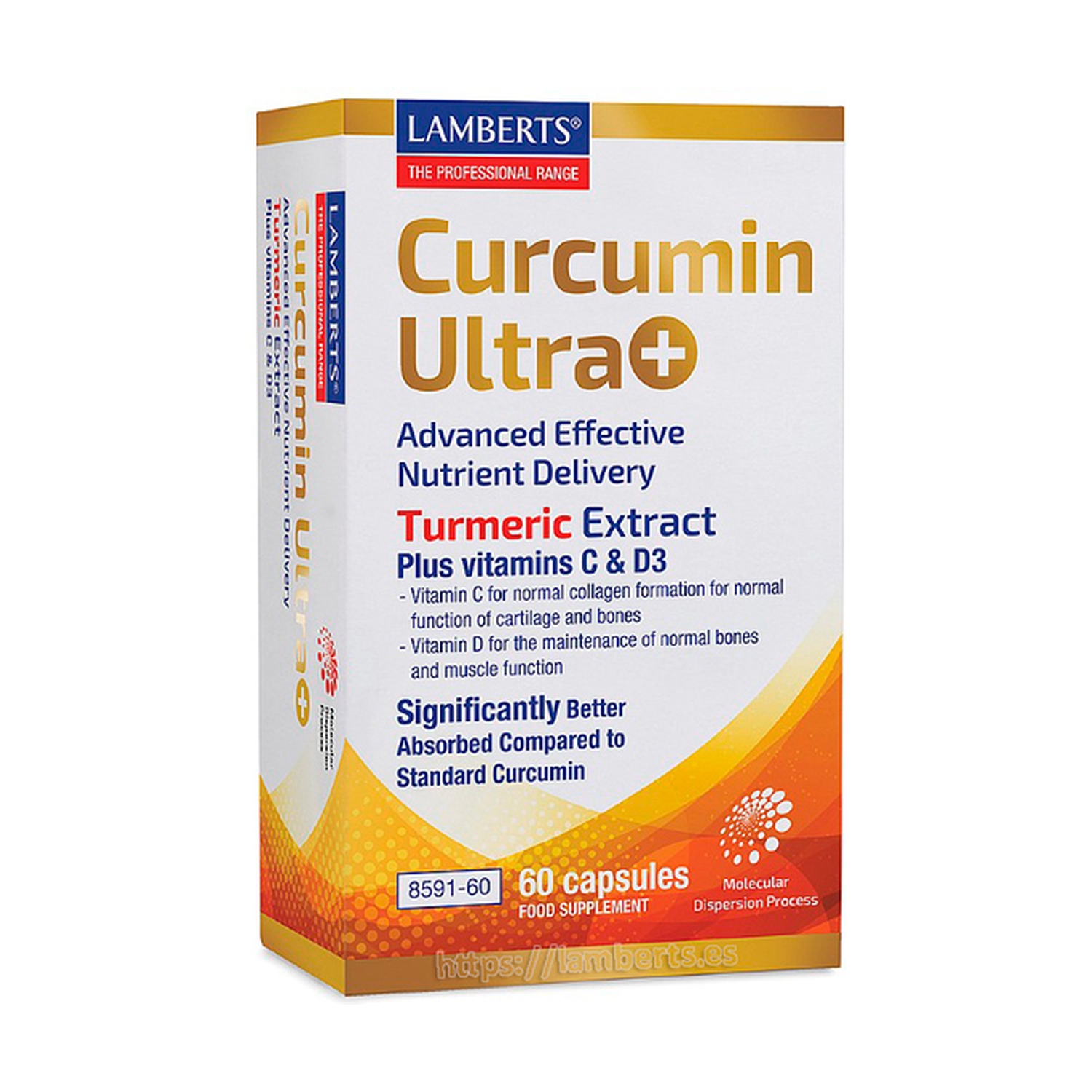Cúrcuma Ultra + 60 caps. de Lamberts