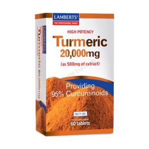 Cúrcuma 20.000 mg 60 comp. de Lamberts