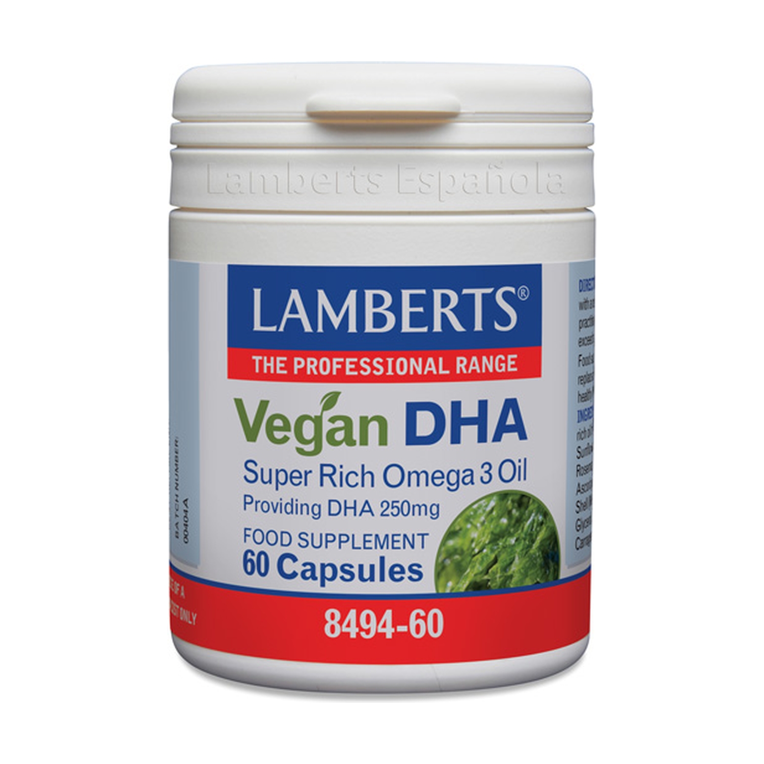 DHA Vegano 250 mg 60 caps. de Lamberts