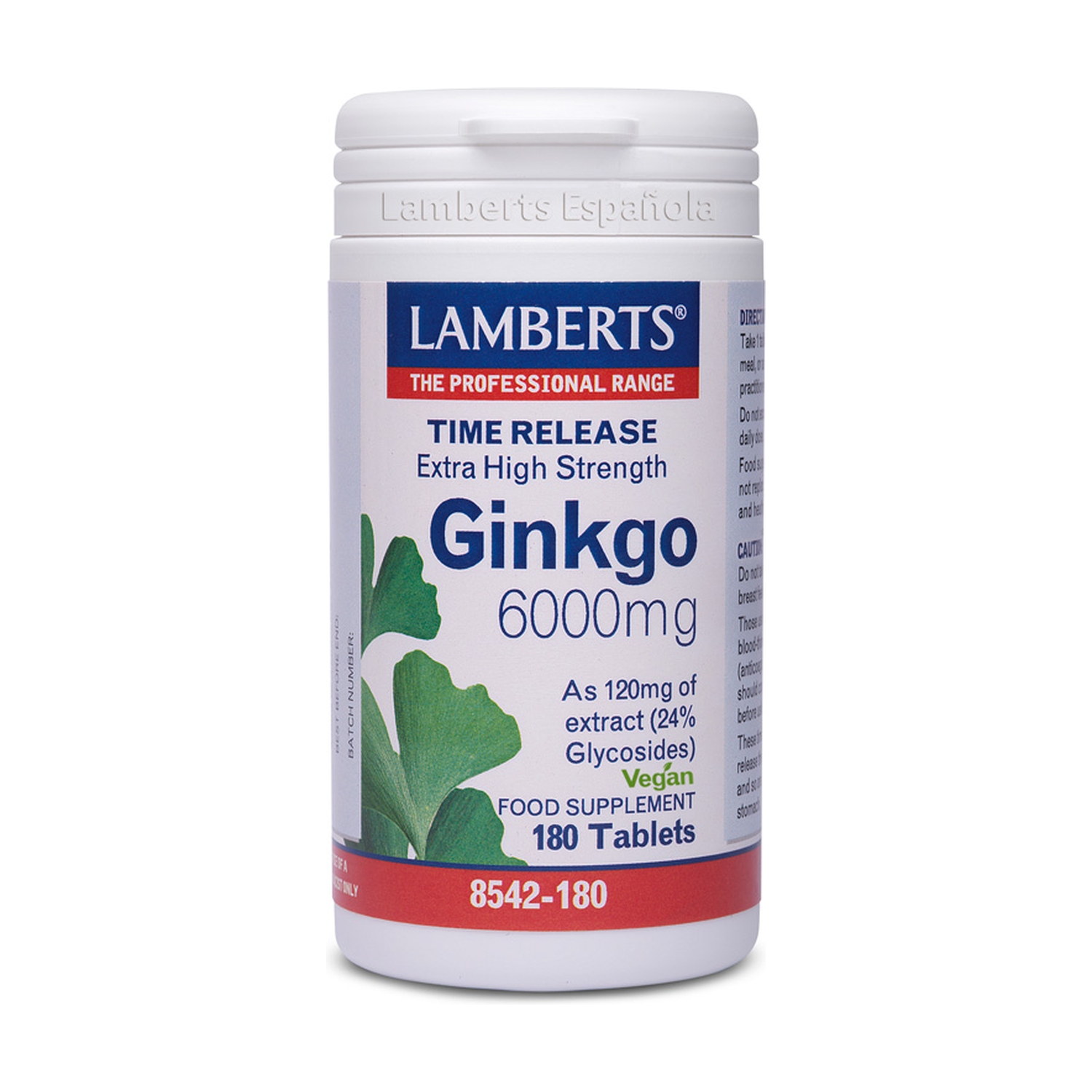 Ginkgo Biloba 6000 mg 180 comp. de Lamberts
