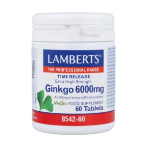 Ginkgo Biloba 6000 mg 60 comp. de Lamberts