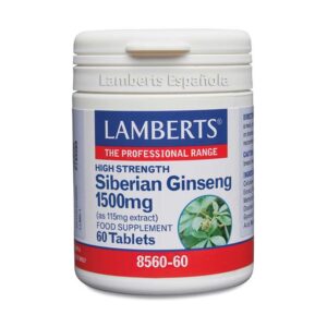 Ginseng Siberiano 1500 mg 60 comp. de Lamberts