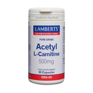 L-Acetil Carnitina HCl 500 mg 60 caps. de Lamberts