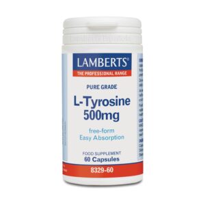 L-Tirosina 500 mg 60 caps. de Lamberts