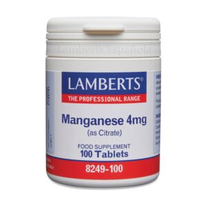 Manganeso 4 mg 100 comp. de Lamberts