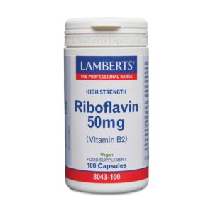 Riboflavina 50 mg 100 caps. de Lamberts