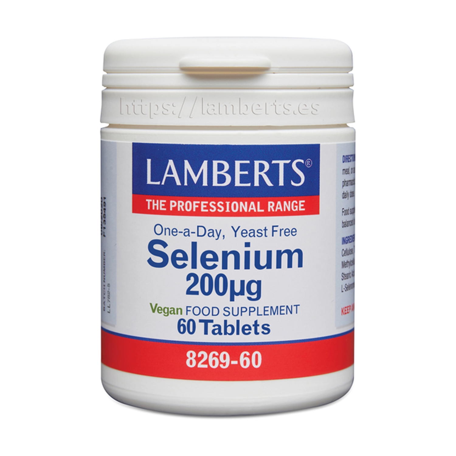 Selenio 200 mcg como L-Selenometionina, la forma orgánica