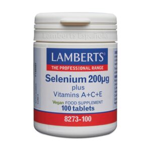 Selenio 200 µg + Vitaminas ACE 100 comp. de Lamberts