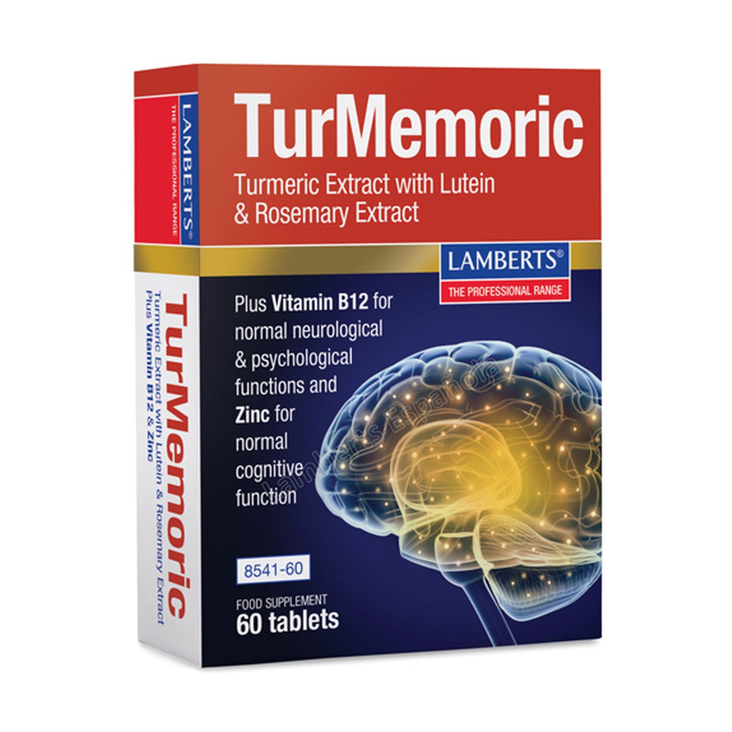 TurMemoric- Extracto de Cúrcuma, Luteína, Romero y más