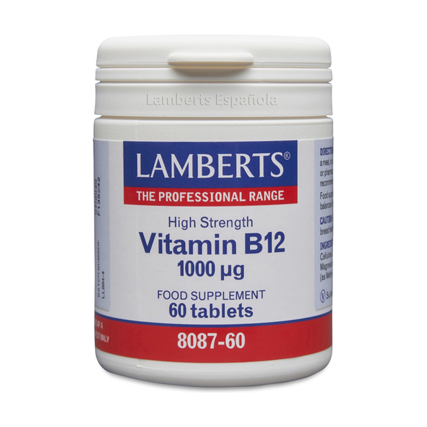 Vitamina B12 1000 mcg como Metilcobalamina