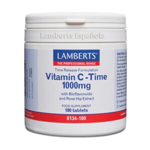 Vitamina C 1000 mg + Bioflavonoides Time Release 180 comp. de Lamberts