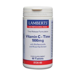 Vitamina C 1000 mg + Bioflavonoides Time Release 60 comp. de Lamberts