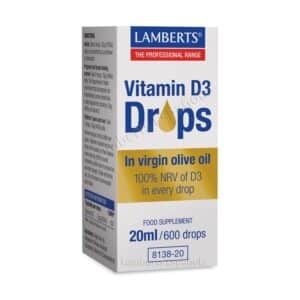 Vitamina D3 Líquida 20 ml de Lamberts