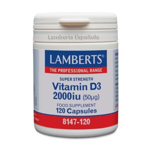 Vitamina D3 2000 UI 120 caps. de Lamberts