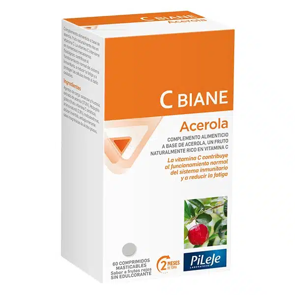 Cbiane acerola 60 comp. mast. de Pileje