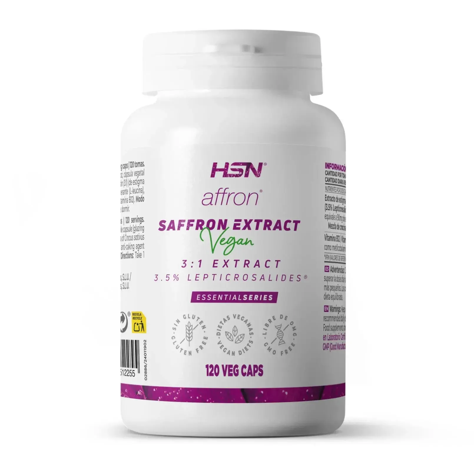 Extracto de Azafrán affron® (3-1) 120 caps. de HSN
