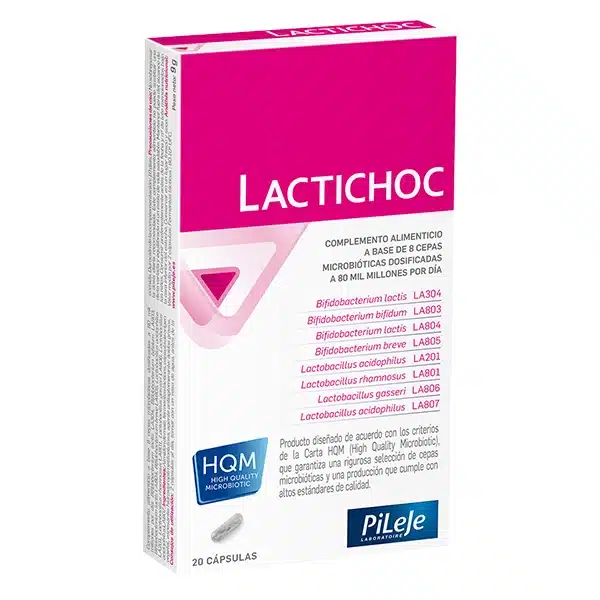 Lactichoc 20 caps. de Pileje