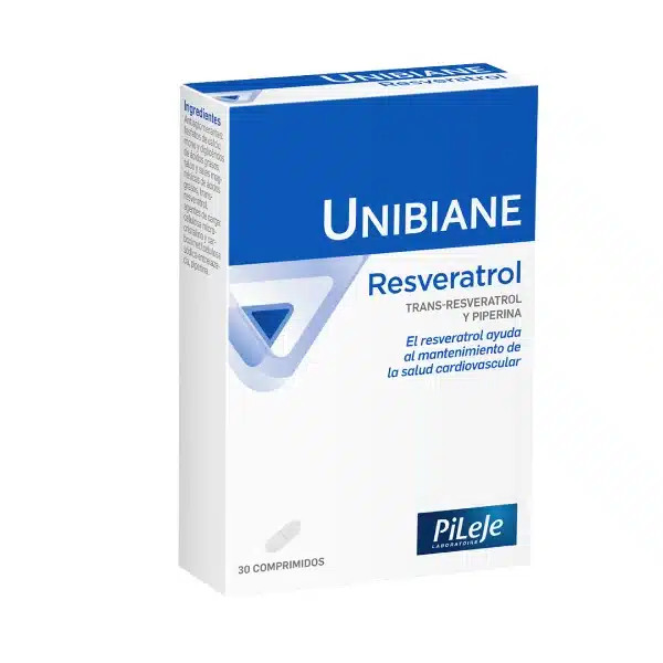 Unibiane resveratrol 30 caps. de Pileje