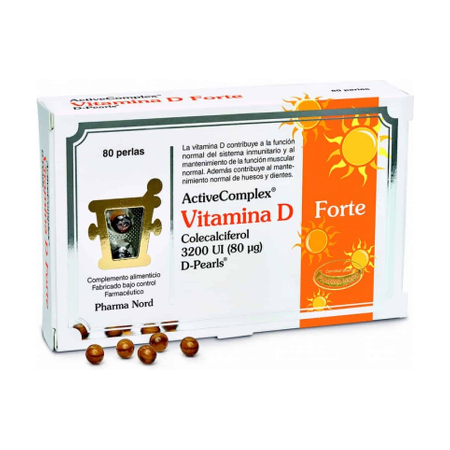 Activecomplex Vitamina D Forte 80 perlas de Pharma Nord