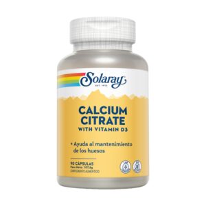 Calcium Citrate 1000 mg + D3 90 caps. de Solaray