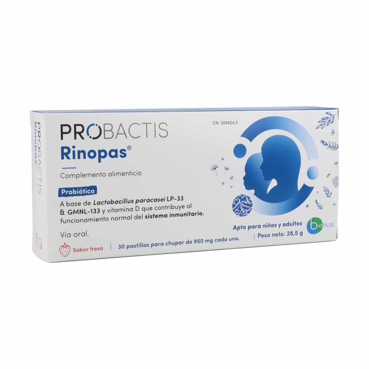 Rinopas fresa 30 comp. de Probactis