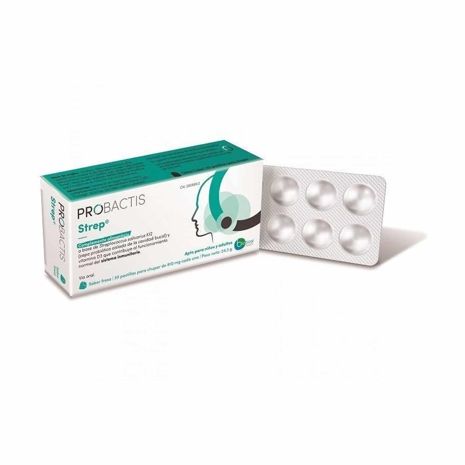 Strep fresa 30 comp. de Probactis