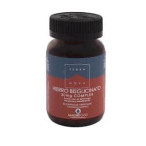 Hierro bisglicinato 20 mg 50 caps. de Terranova