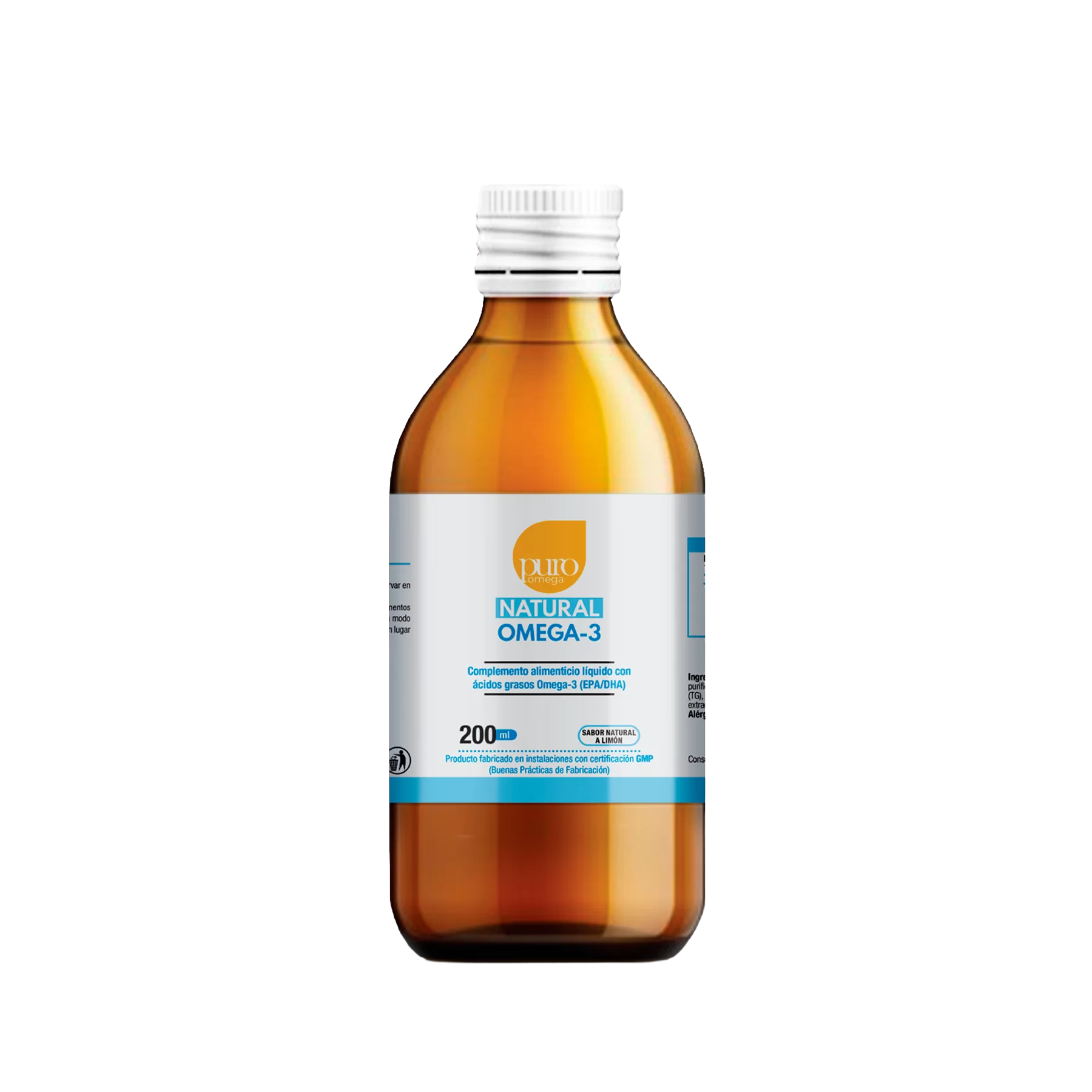 Natural Omega-3 líquido 200 ml de Puro Omega.png