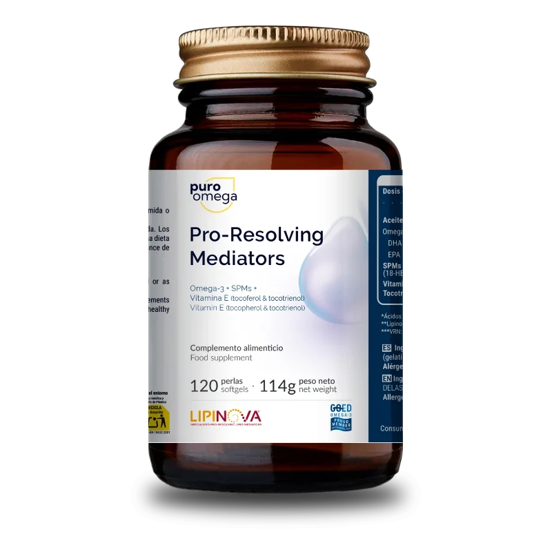 Pro-Resolving Mediators 120 perlas de Puro Omega